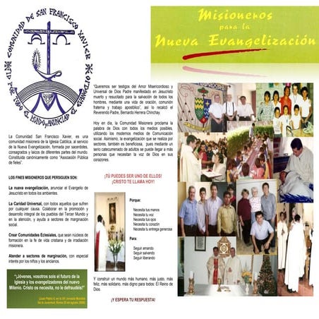 Art. comunidad san francisco xavier   