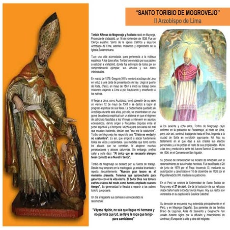 Art. santo toribio de mogrovejo  