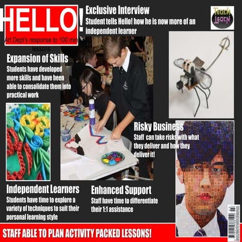 100 minute lessons - Performance - Art