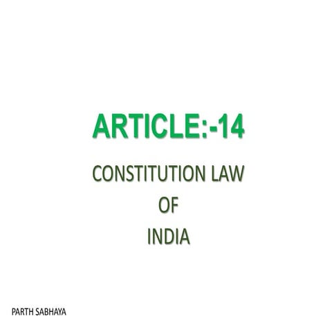 Art 14 ppt