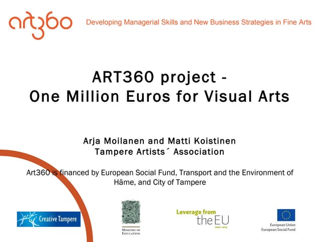 Art360 & Tampere Artists' Association In English