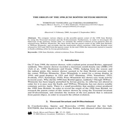 The Origin Of The 1998 June BoöTid Meteor Shower