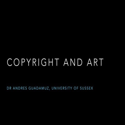 Copyright and Art