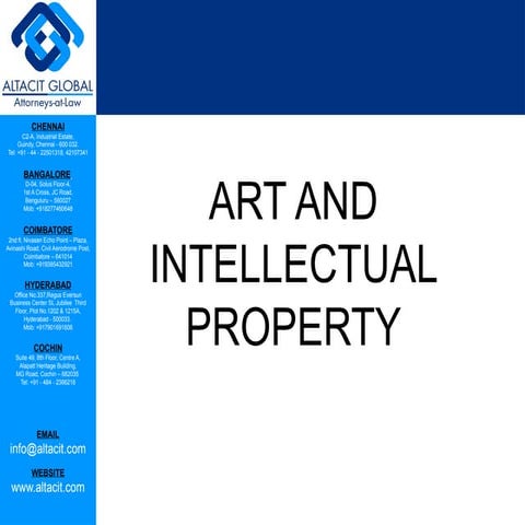Art and Intellectual Property by Altacit Global