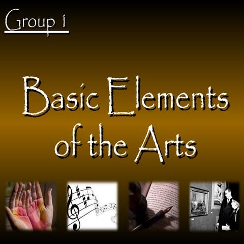 Elements of the fine art