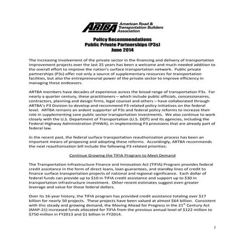 Transportation Infrastructure FInancing and Value Capture | PDF