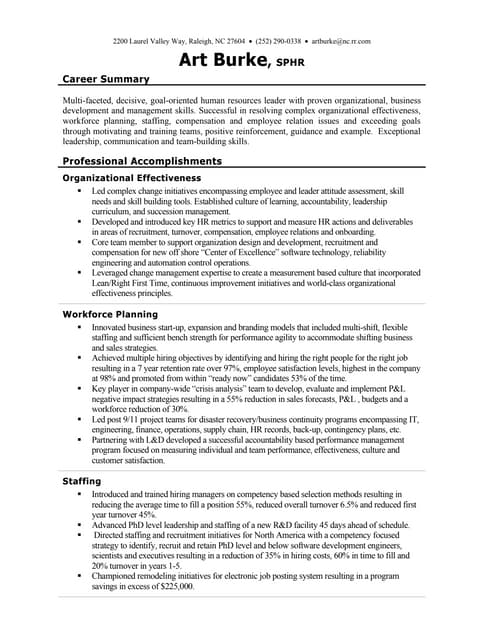 Art Burke\'s Resume