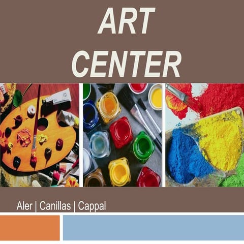 Designing learning areas: Art center