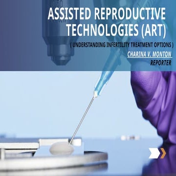 Assisted Reproductive Technologies | PPT
