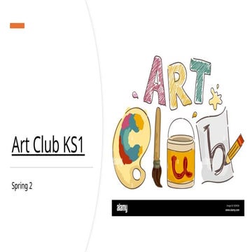 Art club spring PPT theme spring flowers | PPTX