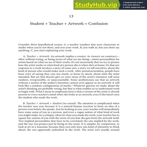 Art Critiques A Guide (Chapters 13-16) | PDF