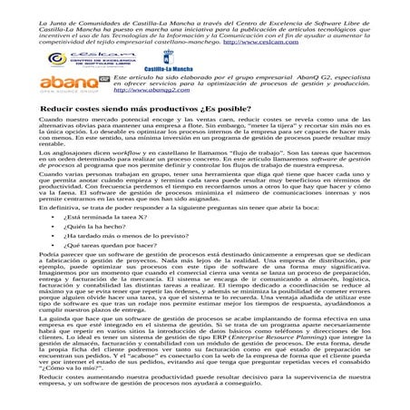 Artículo Reducir costes siendo más productivos ¿Es posible?. Herramientas de ...