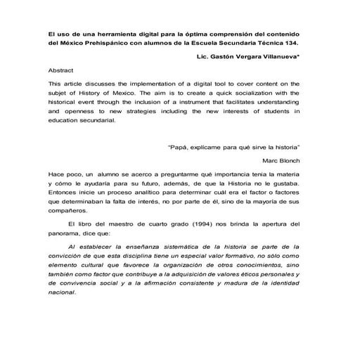 Artículo de investigación