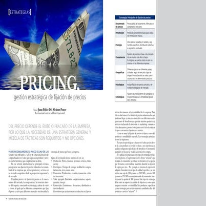 Pricing, estrategias rentables de fijación de precios