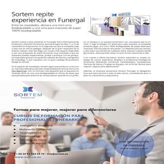 Sortem repite experiencia en Funergal