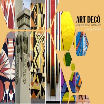 Art deco mueble y diseño