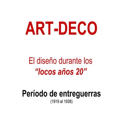 El estilo ART DECO y su influencia en el Diseño Gráfico
