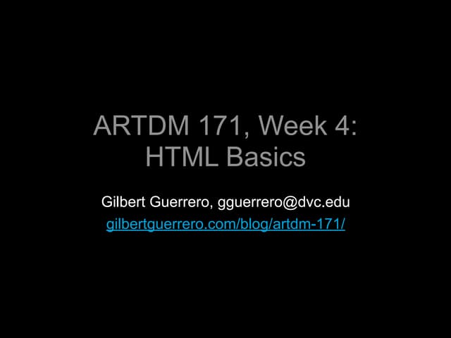 Artdm171 Week4 Tags