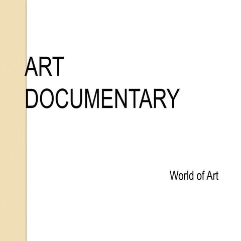 Art Documentary | PPTX
