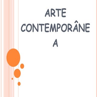 Arte Contemporanea