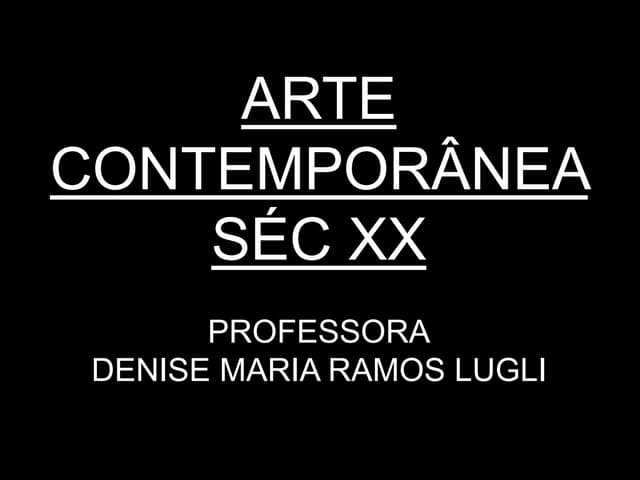 Arte contemporanea