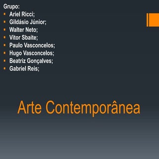 Arte contemporânea
