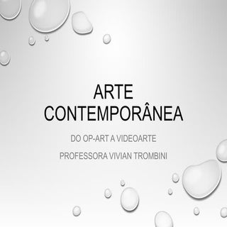 Arte contemporânea