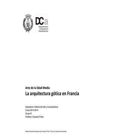 Arte de la Edad Media La arquitectura gótica en Francia (1).pdf