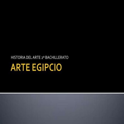 Arte Egipcio