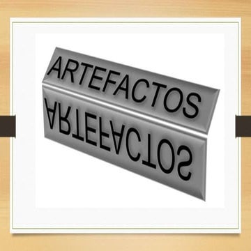 Artefactos para el proyecto