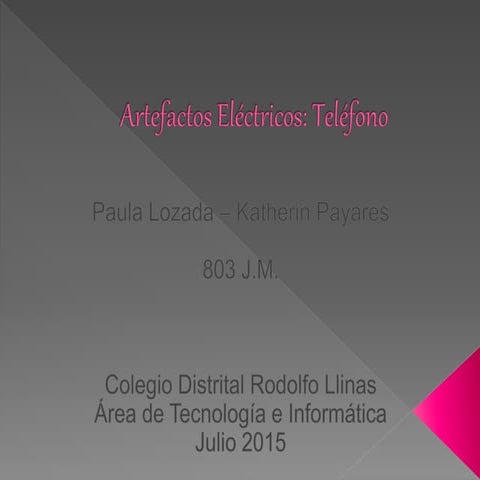 Artefactos eléctricos