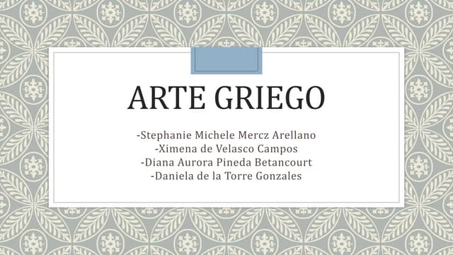 Arte griego