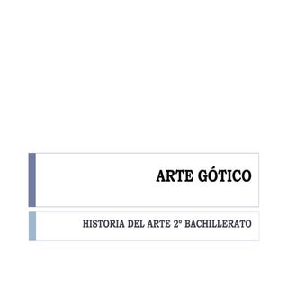 Arte gótico