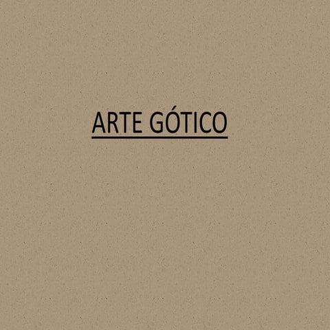 Arte gótico