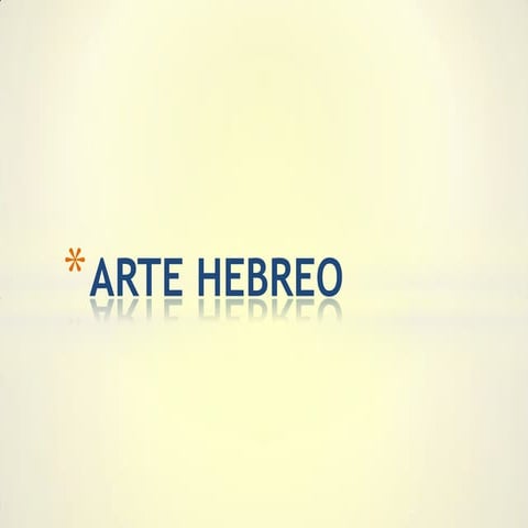 Arte hebreo