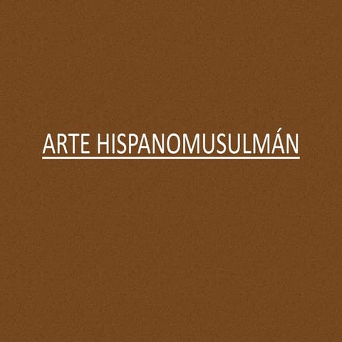 Arte hispanomusulmán