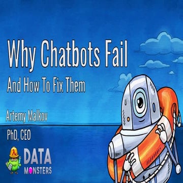 Artemy Malkov, CEO, Data Monsters at The AI Conference 2017 