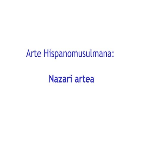 Arte Nazaria 1 PPT