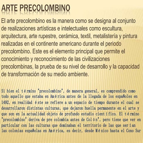 Arte Precolombino
