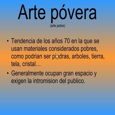 Arte póvera