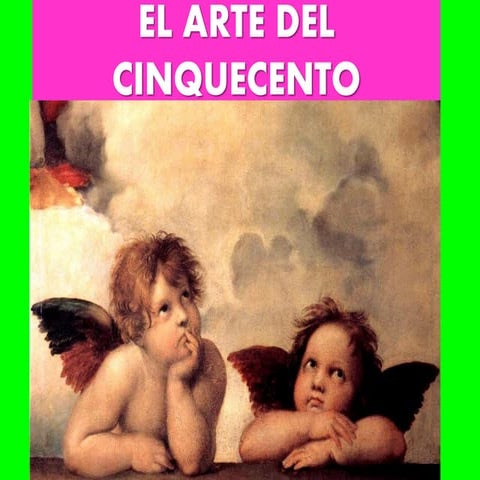 Arte renacentista el cinquecento
