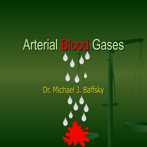 Arterial Blood Gases Talk
