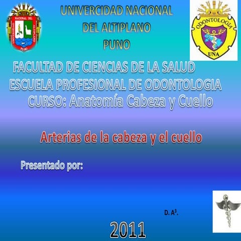 Arterias de la Cabeza Y Cuello