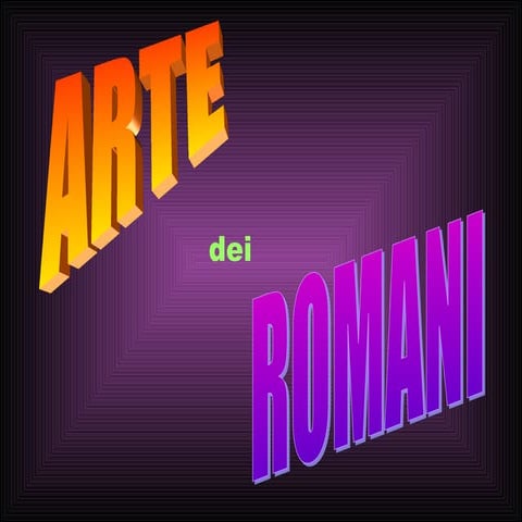 Arte romana