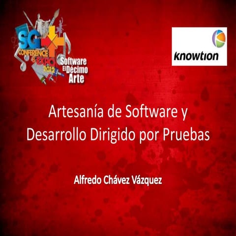 Artesania de Software y TDD