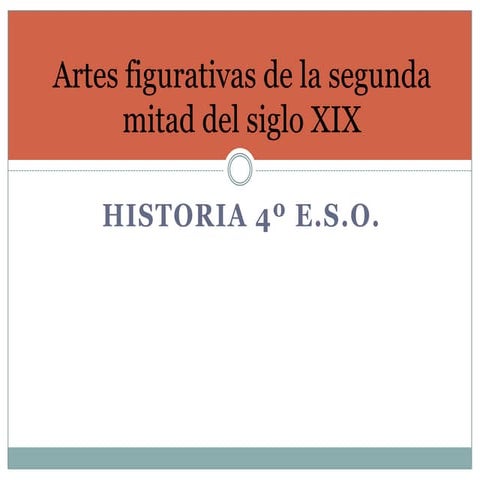 Artes figurativas de la segunda mitad del siglo XIX