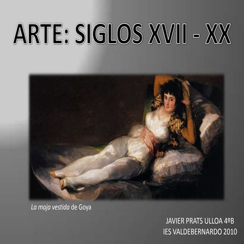 ARTE - SIGLOS XVIII / XX