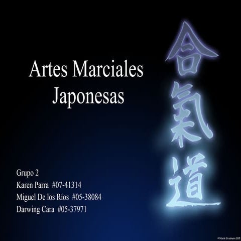 Artes marciales ( miguel, darwing, karen)
