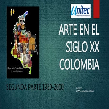 Artes plasticas colombia 1950 al 2000