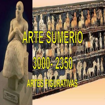 arte sumerio, artes figurativas, escultura y relieve.pptx